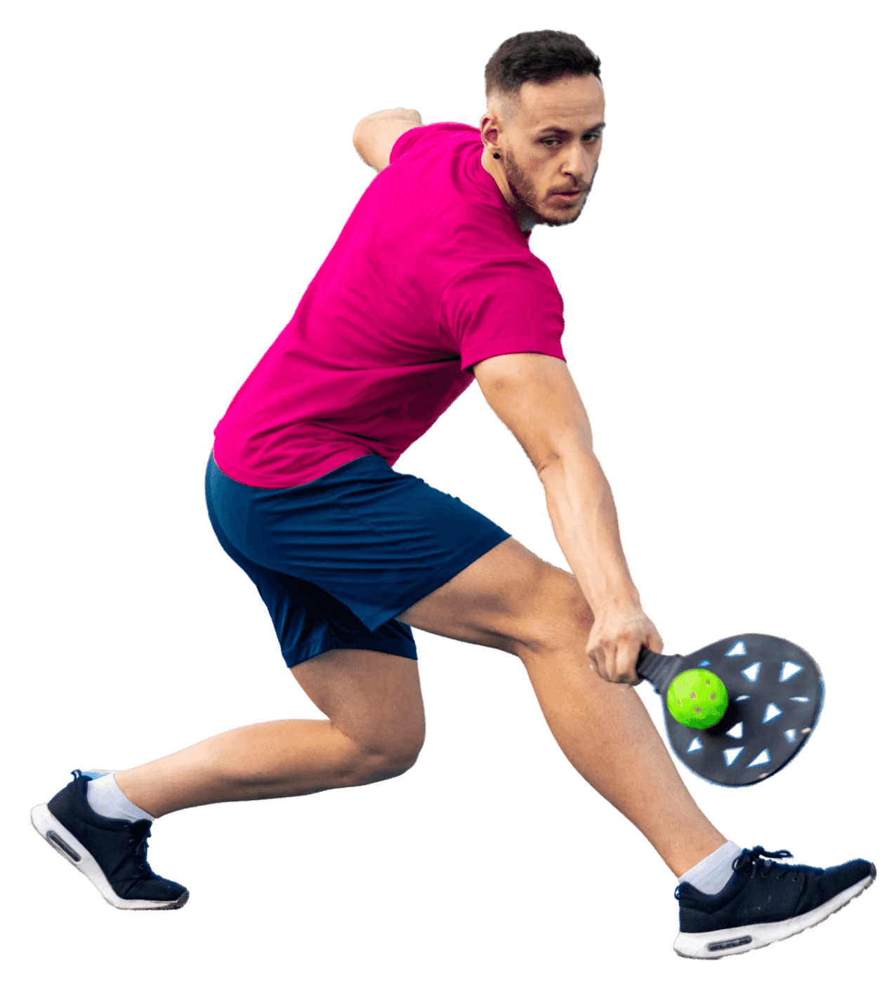 Pickleball player in action at Dill Dinkers Sarasota